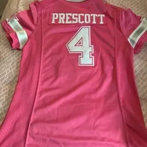 Dak Prescott White And Pink Dallas Cowboys Jerseys Dak Prescott